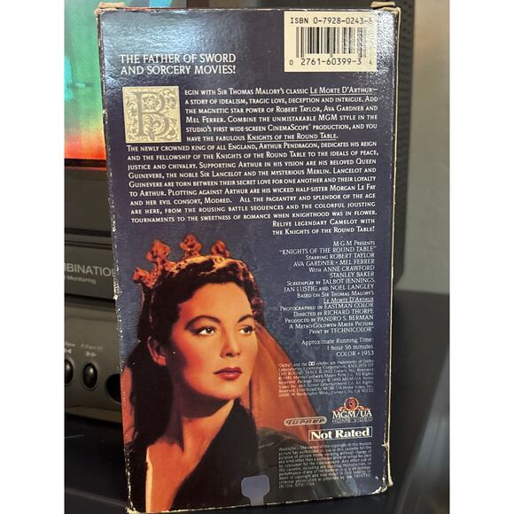 Nights of the round table VHS 1981 MGM - Picture 2 of 3